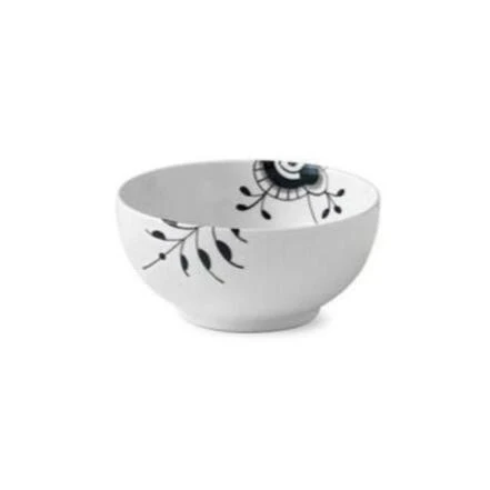 Royal Copenhagen  Sort Mega Riflet skål - Ø18 cm.
