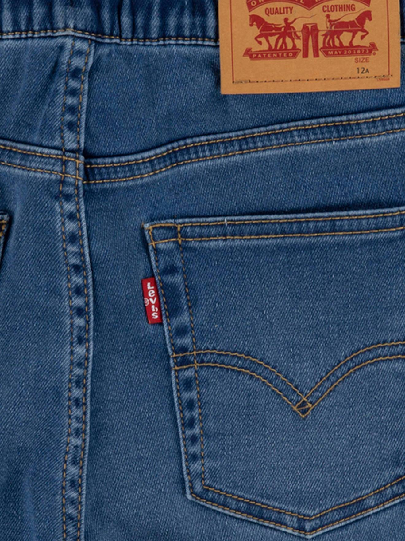 Calças Levi's® Skinny Dobby Azul Bebê
