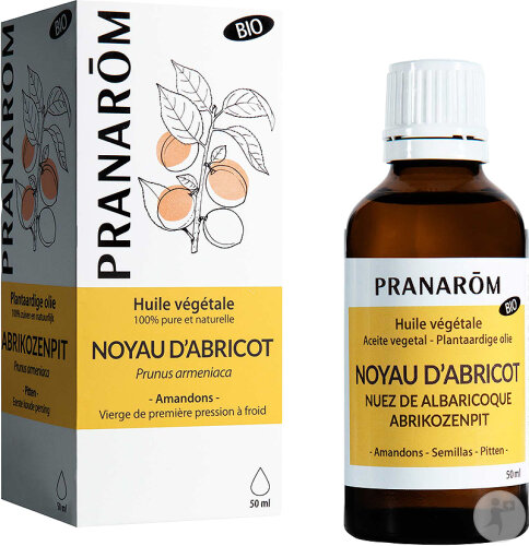 Pranarôm Noyau D'Abricot Huile Végétale Bio 50ml