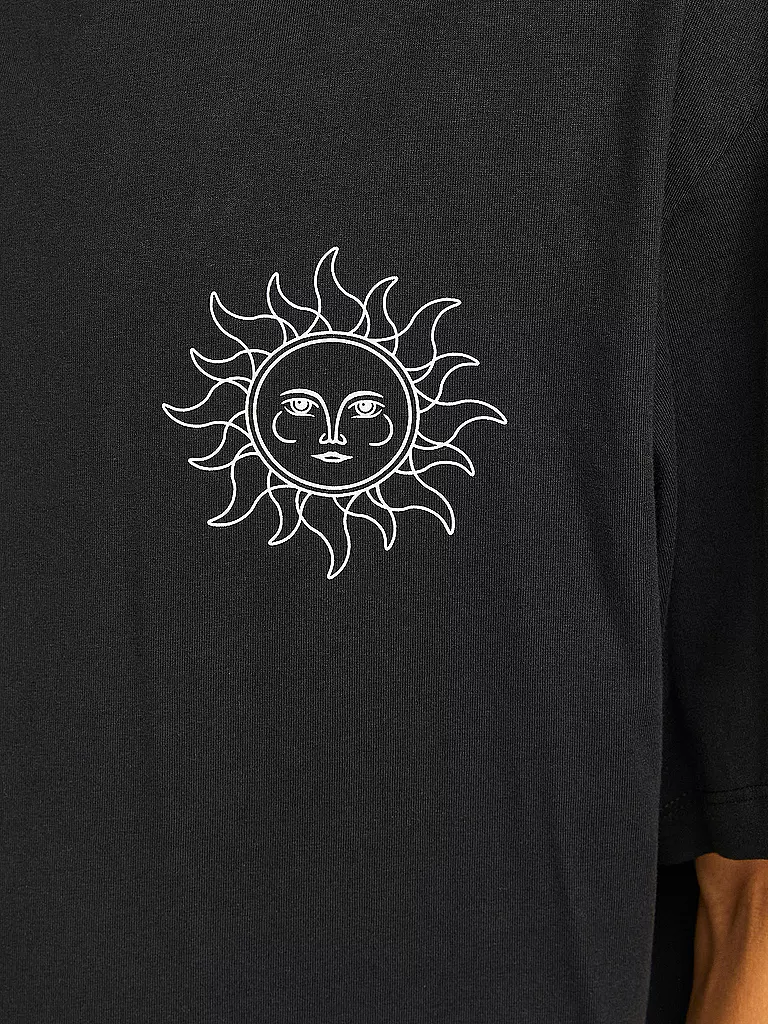 JACK & JONES T-Shirt JJMYSTIC schwarz