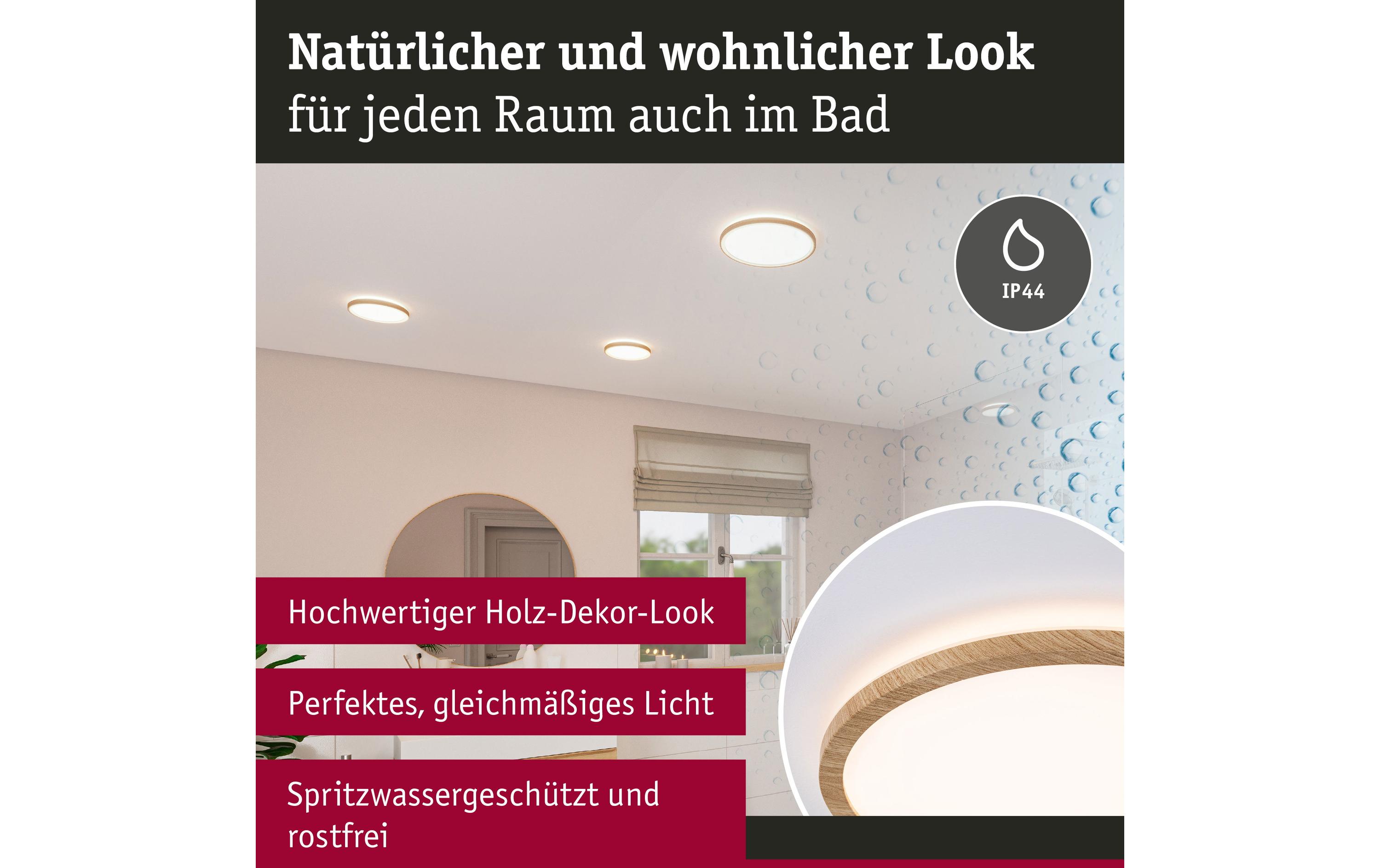 LED Panel Atria Shine Backlight HolzoptikLED-Deckenbeleuchtung