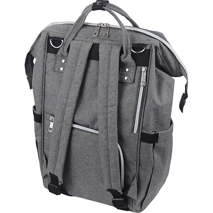 DOOKY Wickelrucksack Large Grey melange