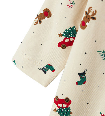 Name It Schlafanzug - NbnVismas - Whitecap Grey/Weihnachten