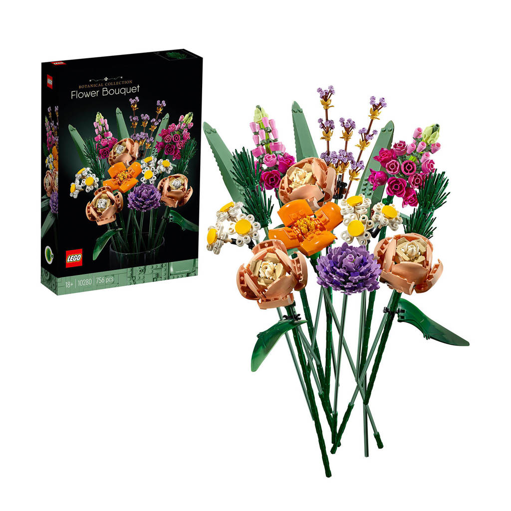 Nice bouquet of flowersBloemenboeket Bouwpakket voor Volwassenen 10280