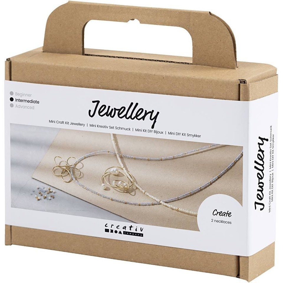 Mini DIY Kit - Smykker - Halskæde Med Wirevedhæng