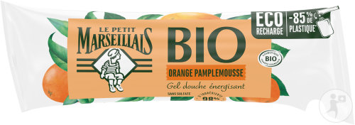 Le Petit Marseillais Éco-Recharge Gel Douche Énergisant Orange Pamplemousse 250ml