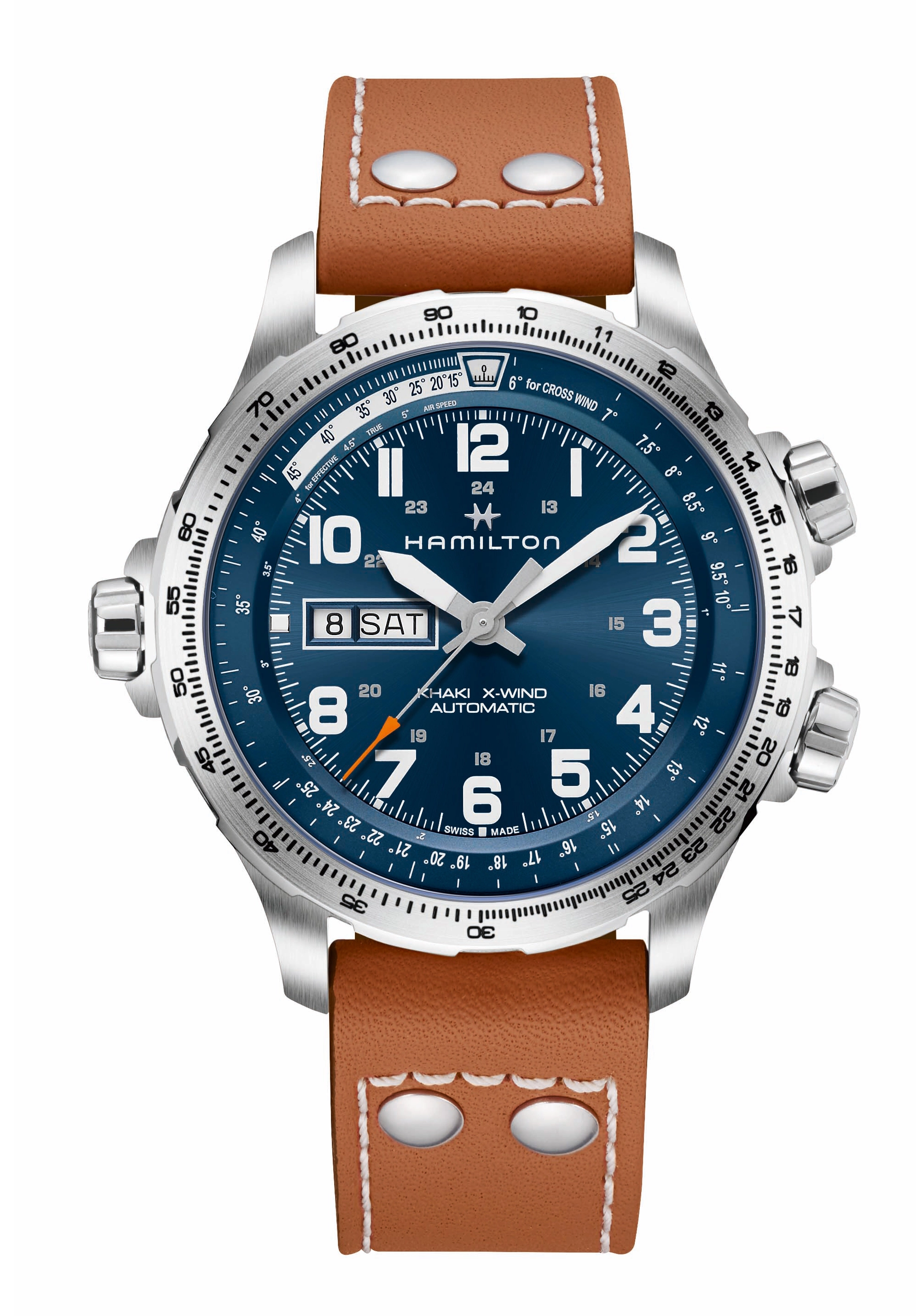 Hamilton Khaki X-Wind Day Date Automatik Braun H77765541
