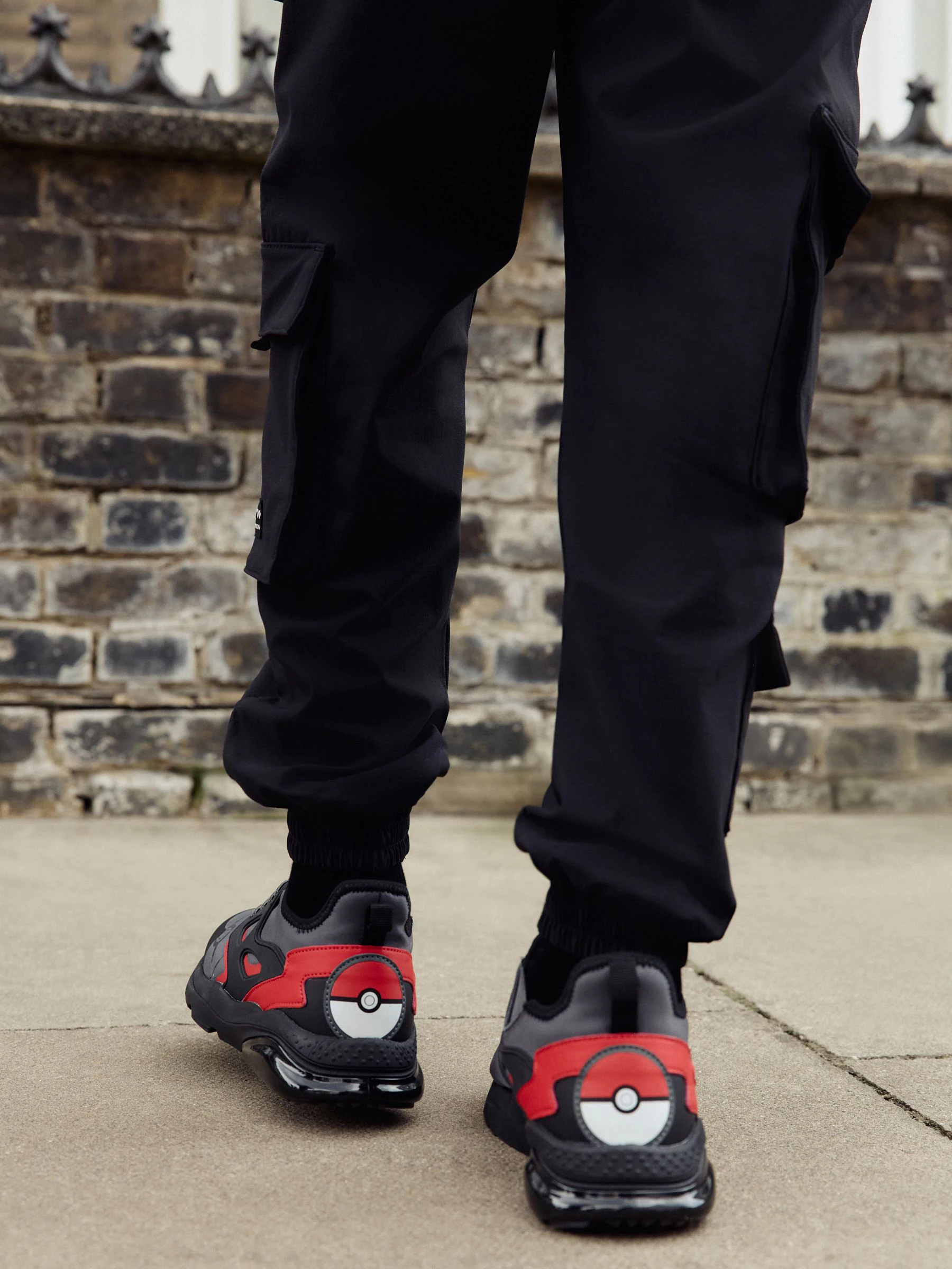 Grijs - Pokemon sneakers met elastische veter