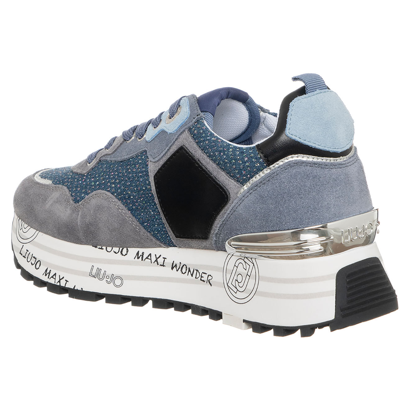 Liu-Jo Sneakers en Cuir Mahaut jean