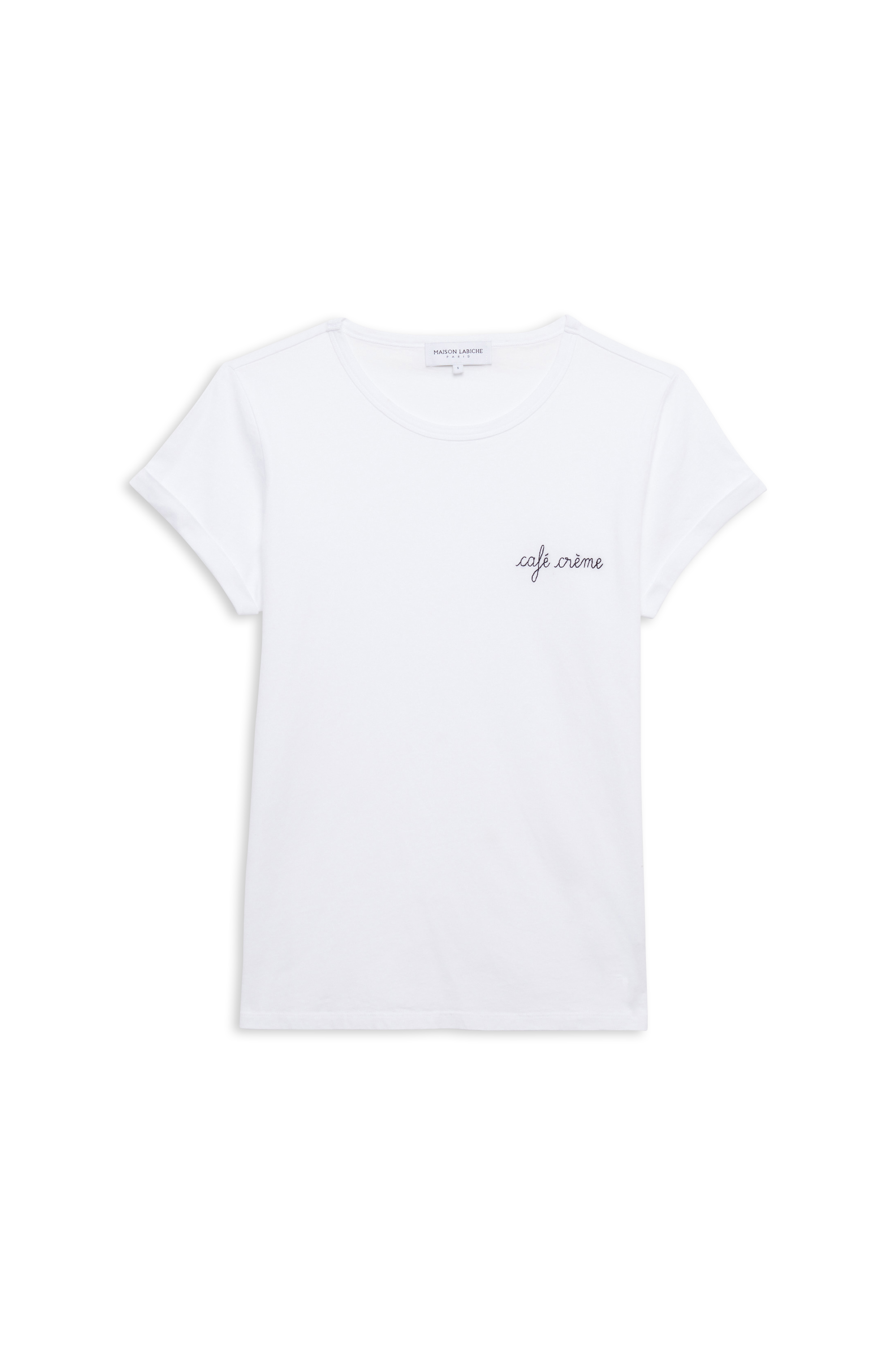 MAISON LABICHE T-shirt POITOU CAFE CREME/GOTS Blanc