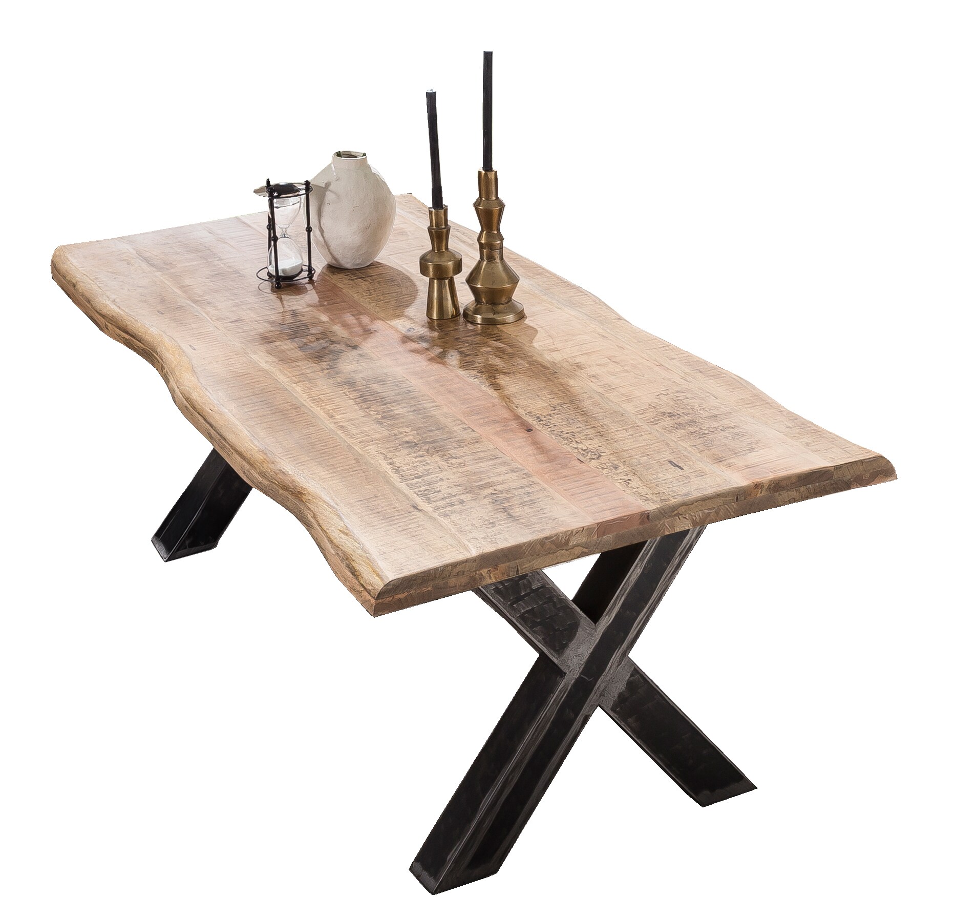 Tischplatte 100x240 Mangoholz Esstisch Schreibtisch DIY Esszimmer Küche Tisch