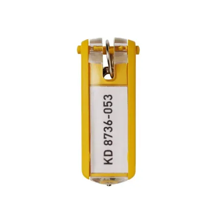 Durable 195704 Schlüsselanhänger Key Clip, Gelb