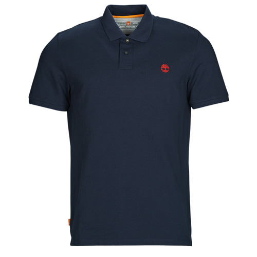 Timberland - SS MILLERS RIVER COLLAR JACQUARD POLO (SLIM) - Marine