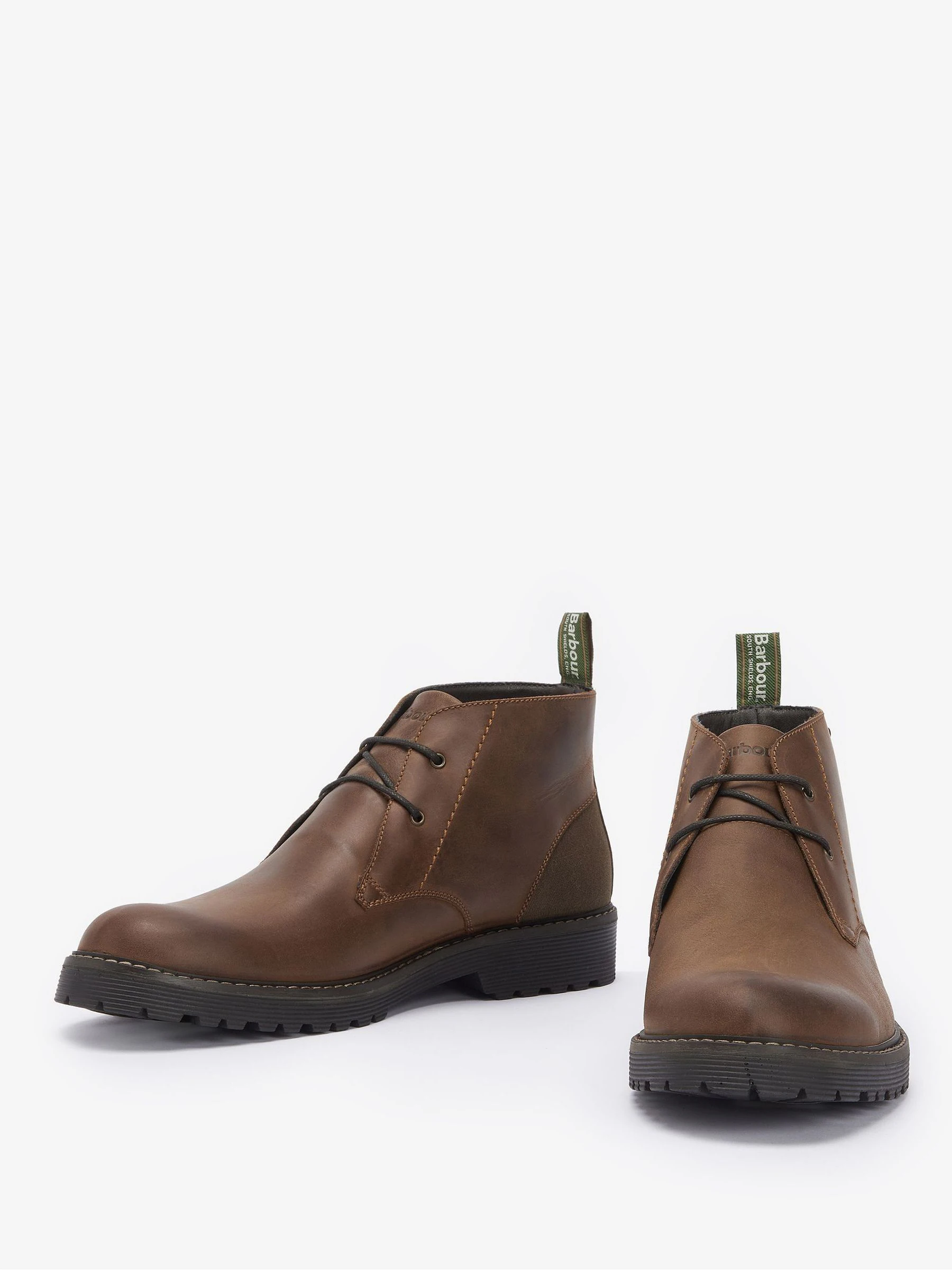 Lichtbruin - Barbour® Maxwell Leather Chukka Boots
