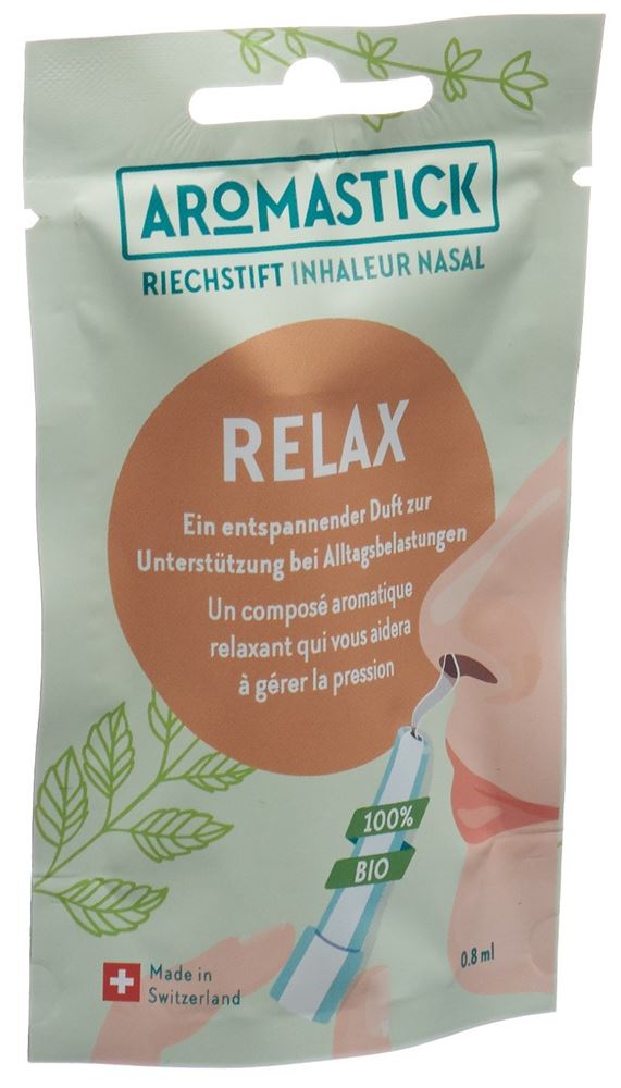 AROMASTICK Riechstift 100% Bio Relax Btl 1 Stk
