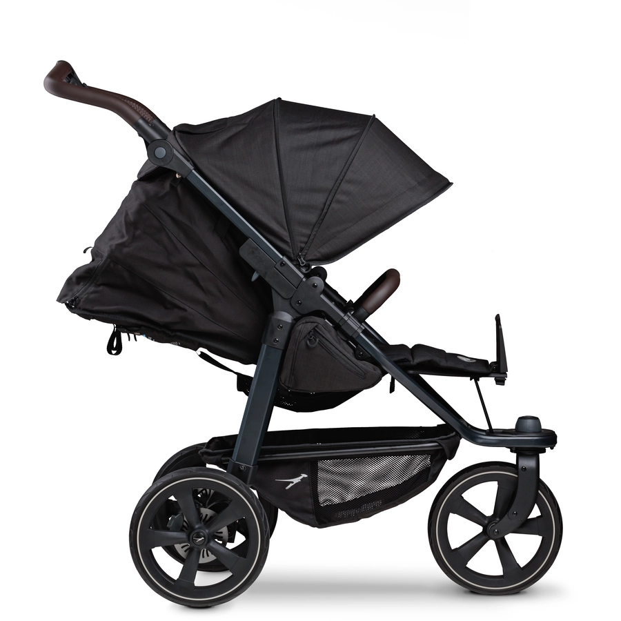 tfk Sportkinderwagen Mono 2 mit Luftkammerrad Set schwarz