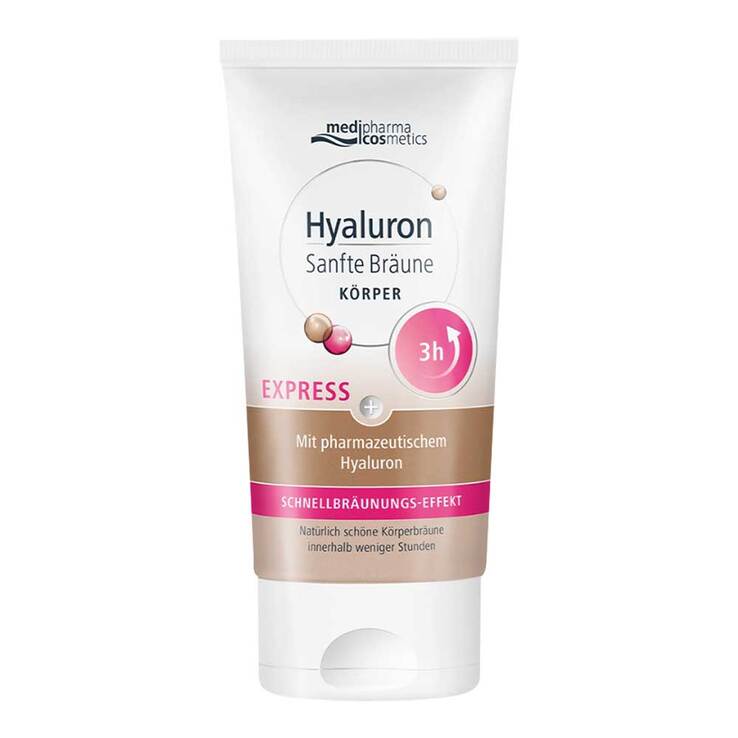 Hyaluron Sanfte Bräune Express Körper Creme, 150 ml