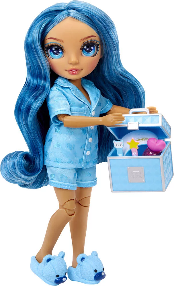 JUNIOR HIGH PYJAMA PARTY POUPEE MANNEQUIN 22CM - SKYLER BLEU ET ACCESSOIRES