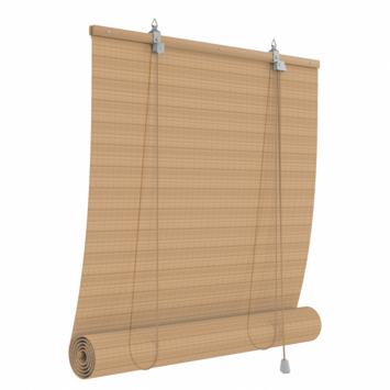 KARWEI bamboe roll-up lichtdoorlatend bruin (kleurnr. 1019) 120x180 cm (bxh)