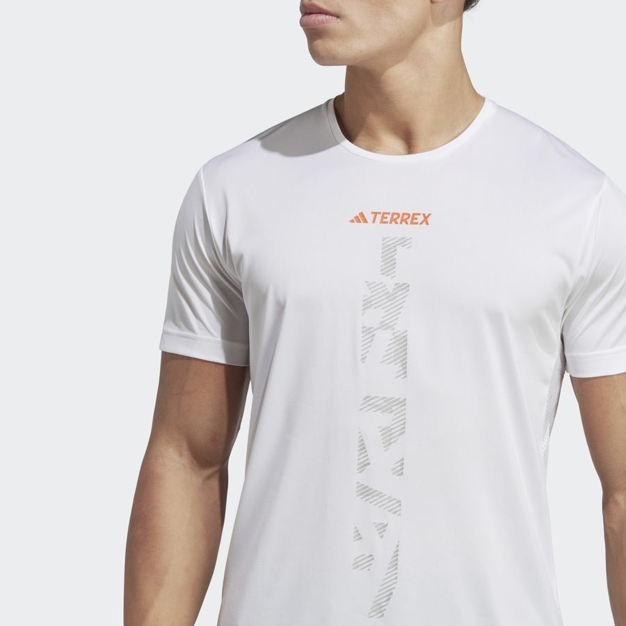 adidas T-shirt Running Terrex Agravic Trail - Blanc