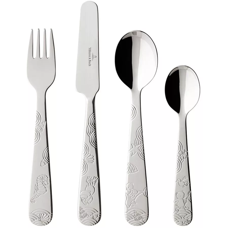 Villeroy & Boch Kinderbesteck Happy as a Bear silber