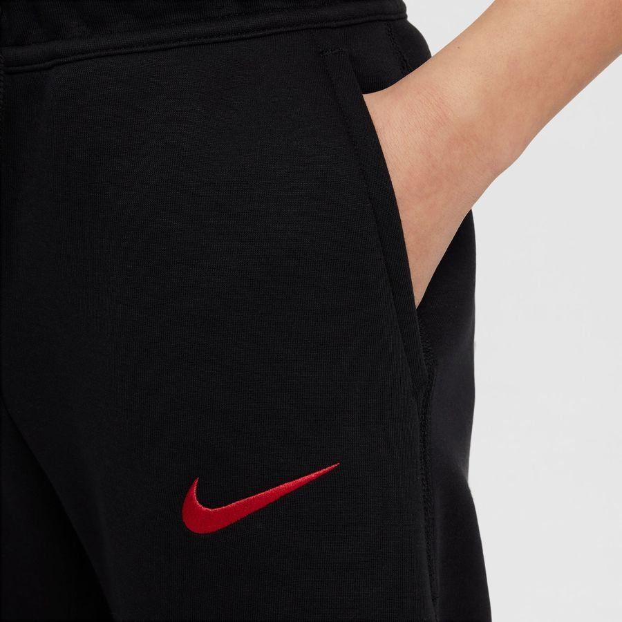 Liverpool Bas de Survêtement NSW Tech Fleece - Noir/Rouge Enfant