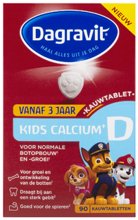 Dagravit Kids Calcium D Kauwtabletten 90TB