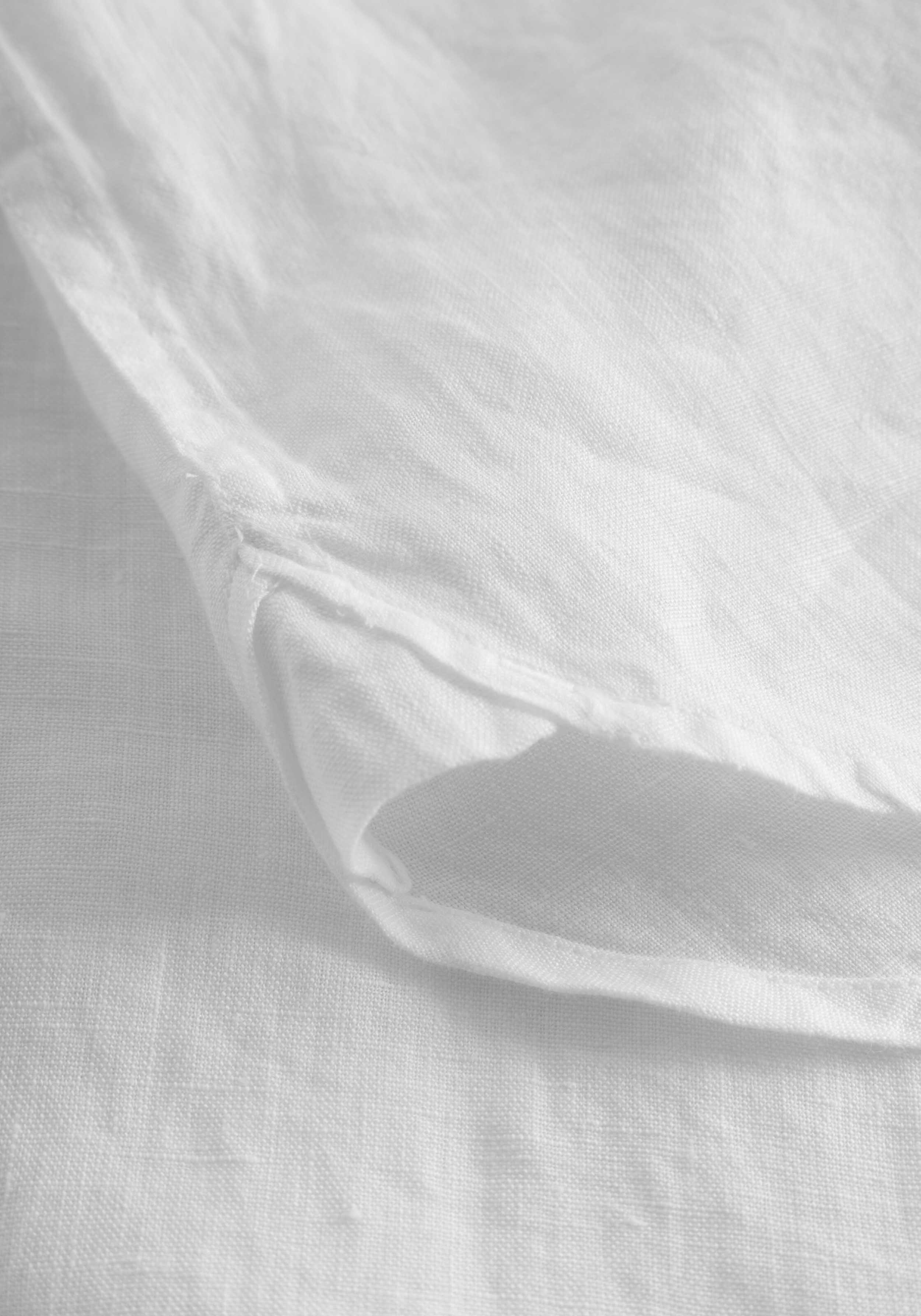 Knowledge Cotton Apparel Leinenhemd Regular Linen SS Shirt Bright White