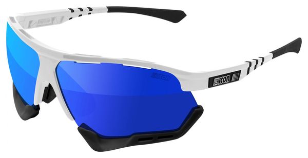 Scicon Sports Aerocomfort SCN PP Regular Lunettes De Soleil De Performance Sportive (Multimirror Bleu Scnpp/Luminosité Blanche)