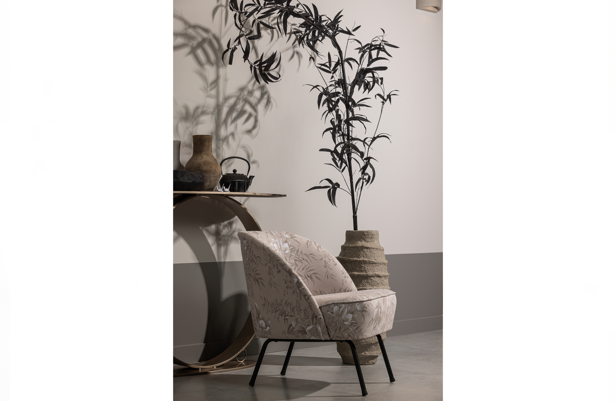 Fauteuil Vogue fluweel - Khaki