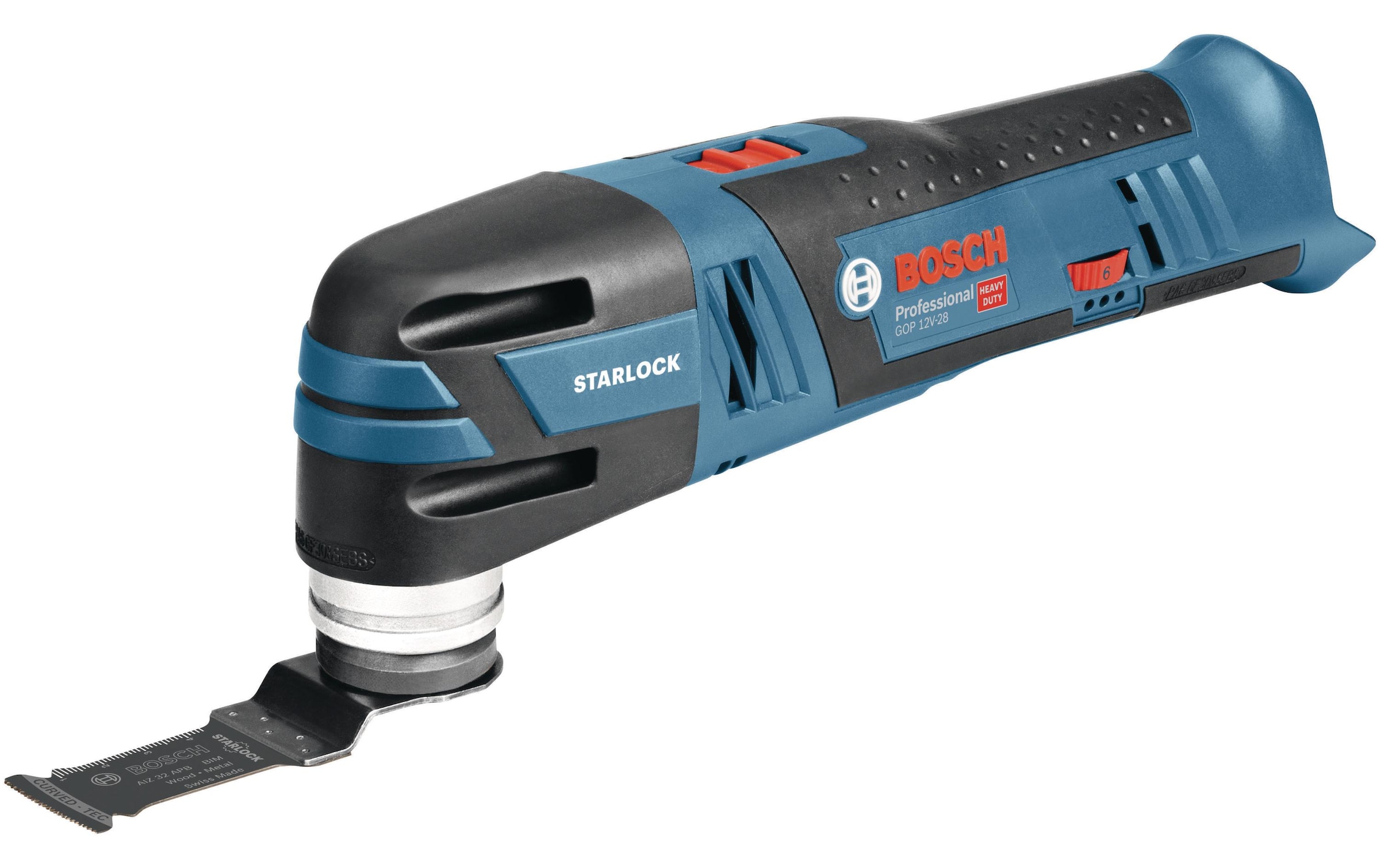 Bosch Professional Elektro-Multifunktionswerkzeug »GOP 12V28« Set,  Funktionen: Fräsen; Sägen; Schaben; Schleifen; Trennen