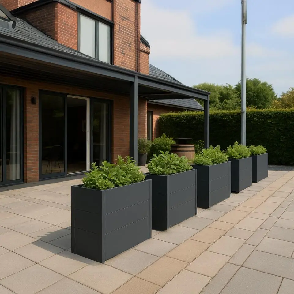 Plantenbak horeca - 100 x 50 x 77 cm - Antraciet