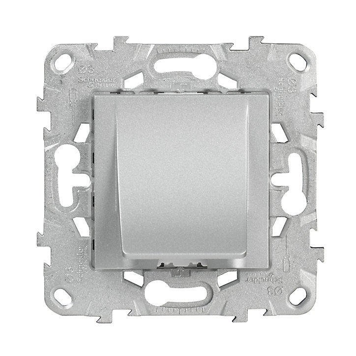 Mécanisme sortie de câble Schneider Electric Unica Déco aluminium