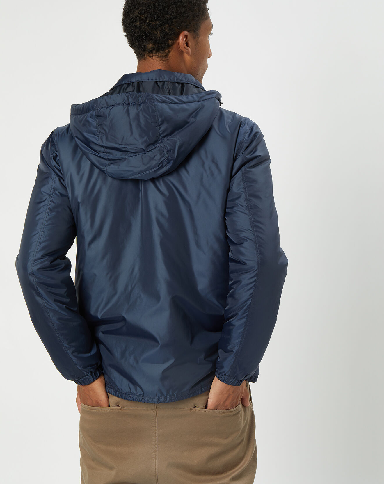 Marc O'Polo Blouson en micro ripstop bleu marine