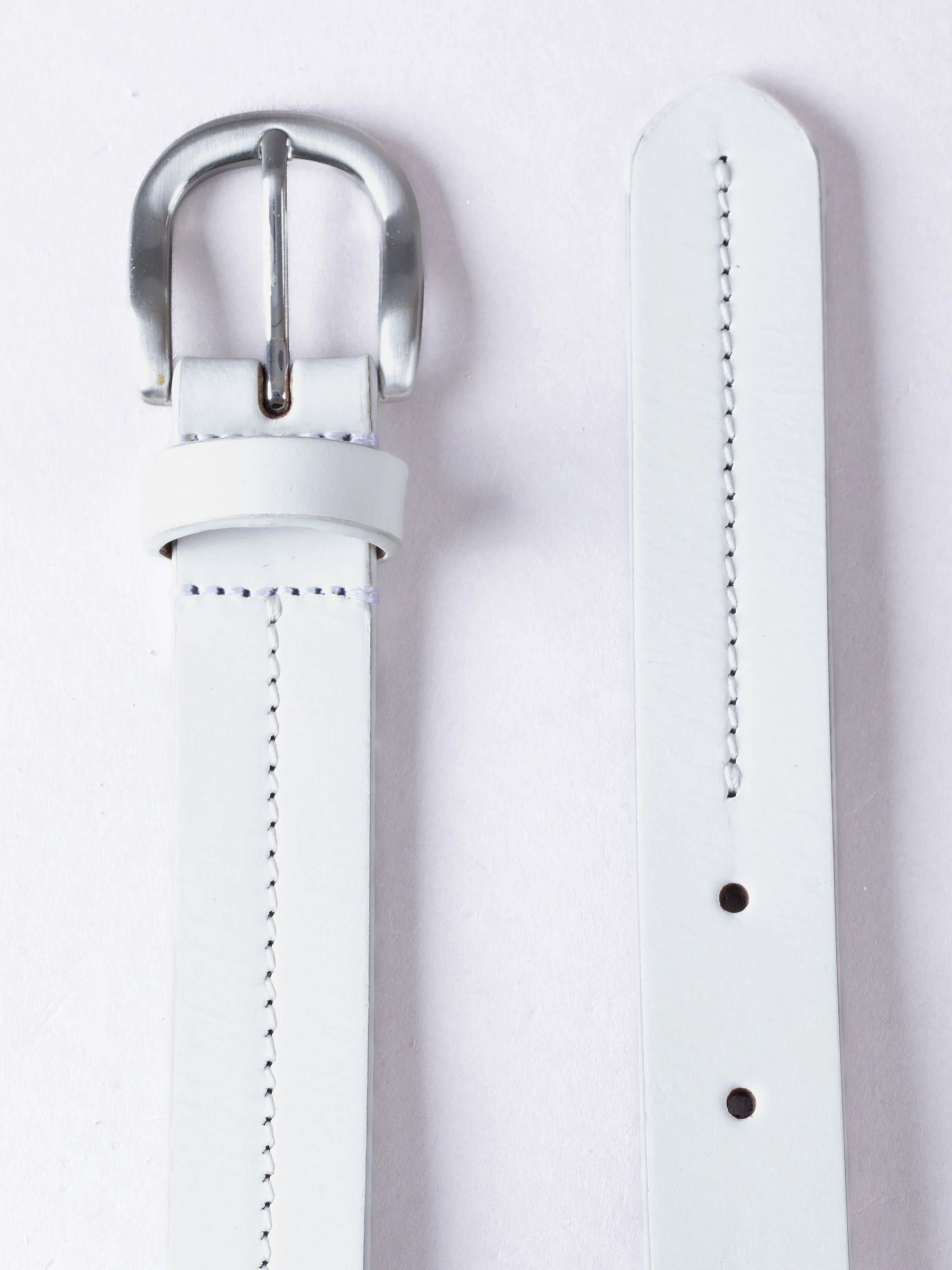 Wit - Lakeland Leather - Kendal - Leren riem