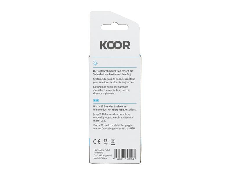 KOOR Velolampe Raito 50R Rücklicht Rücklicht