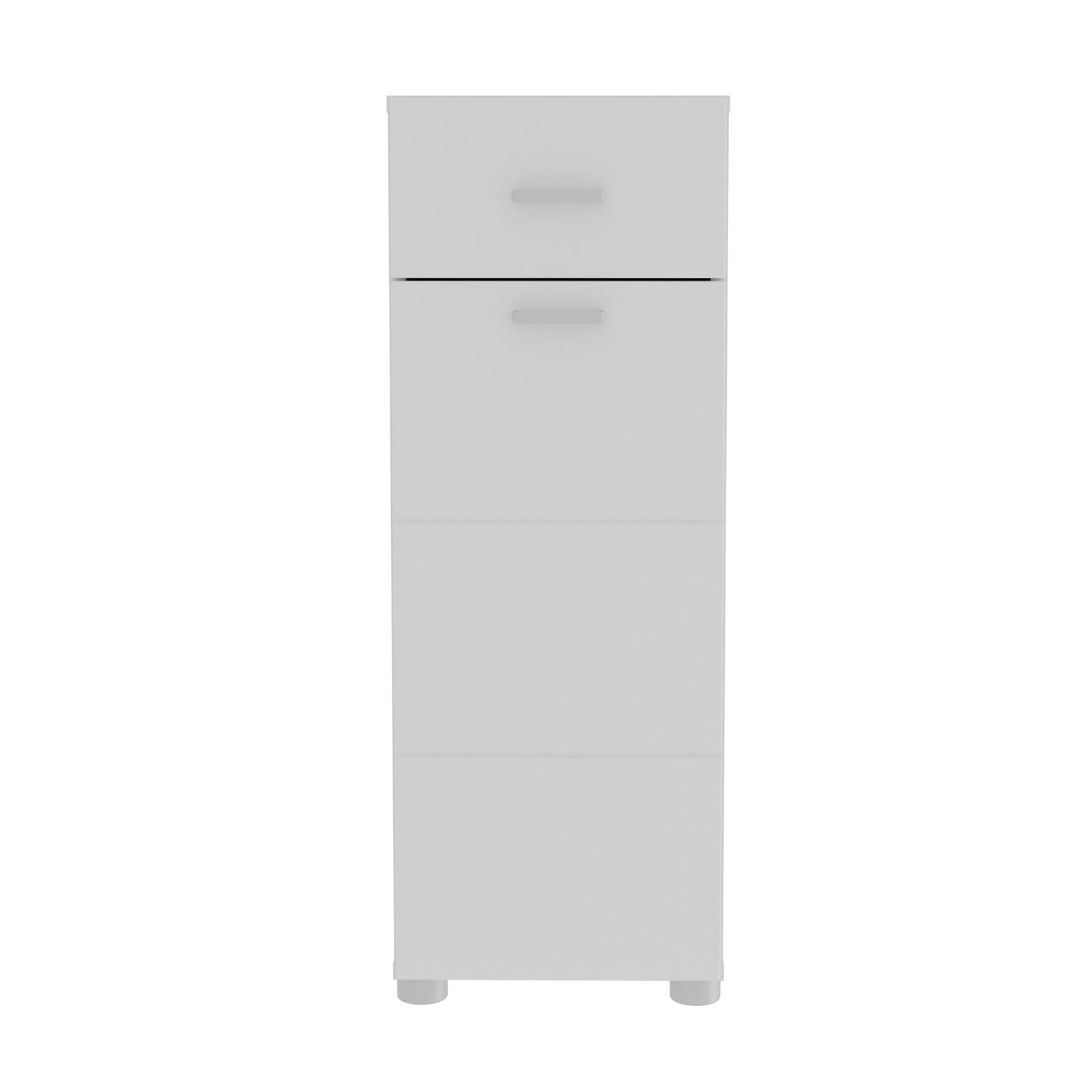 Unterschrank - weiß Hochglanz-weiß - 83 cm hoch
