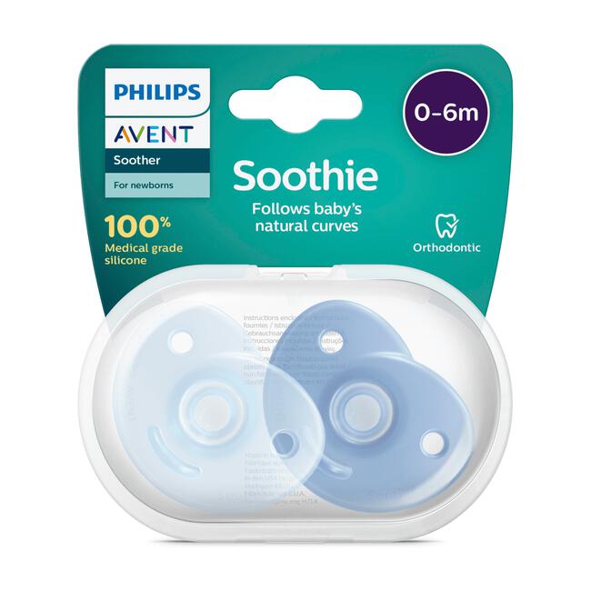 Philips Avent Curved Soothie Mix 0-6M