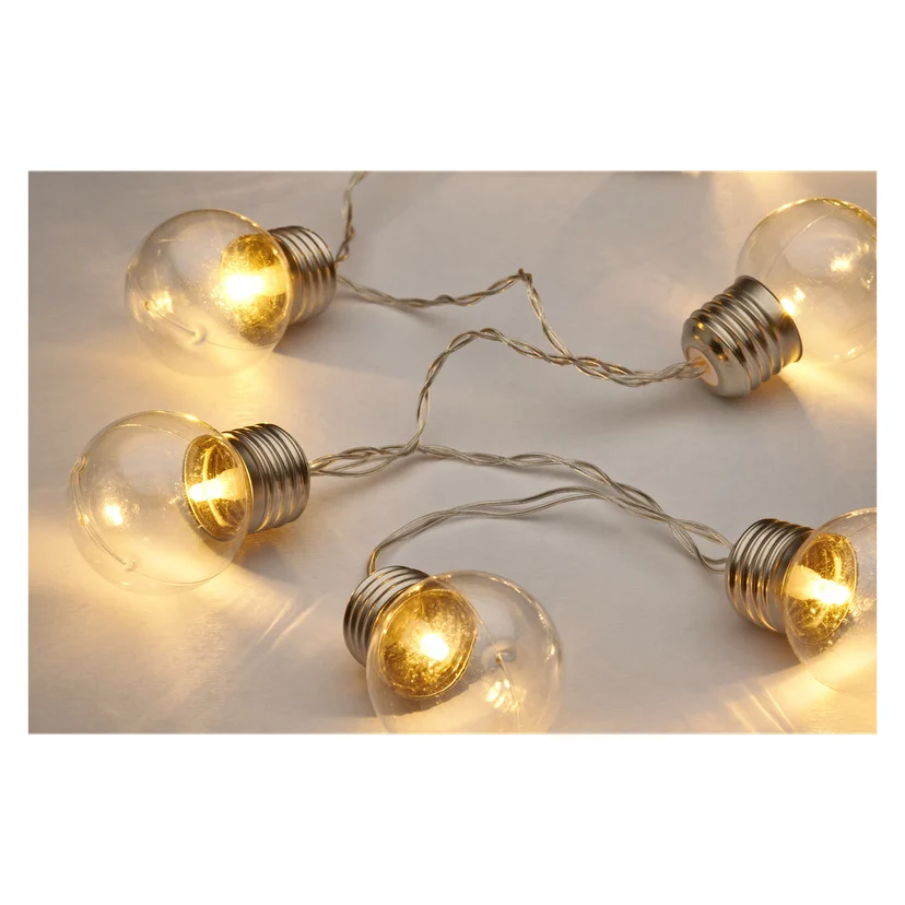 Batteridrevet partyslynge LED 2,1 m IP44