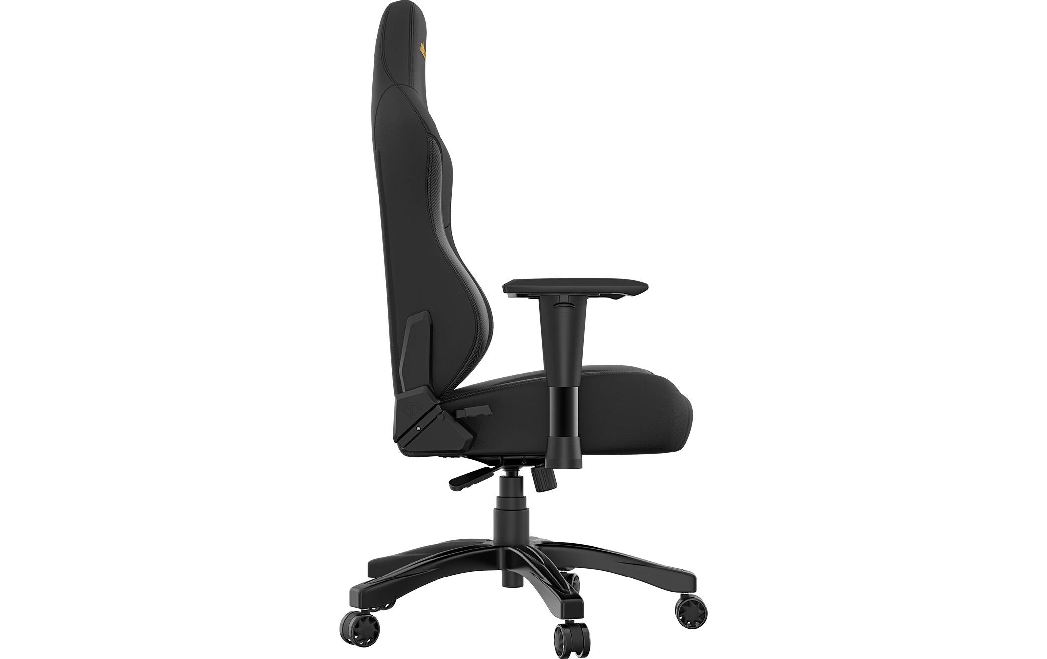Gaming-Stuhl Phantom 3 Schwarz<br>Gaming-Stuhl aus Kunstleder und mit einer Belastbarkeit von bis zu 100 kg