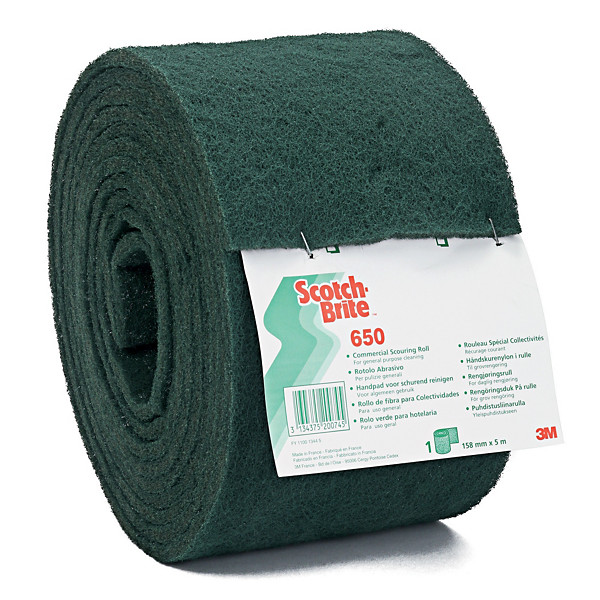 Rouleau abrasif récurage courant Scotch-Brite vert 5 m