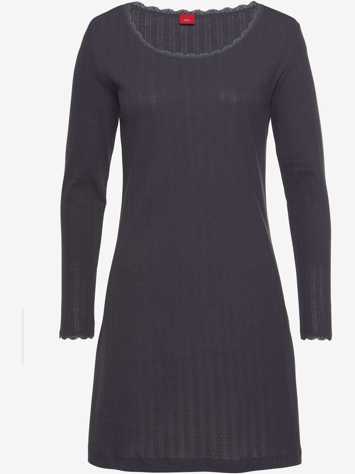 Chemise de nuit courte fantaisie en tricot jacquard