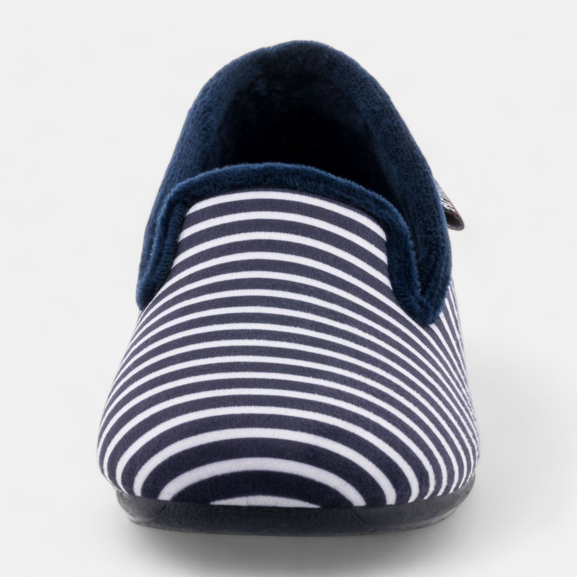 Pantoufles pieds sensibles Femme bleu marine