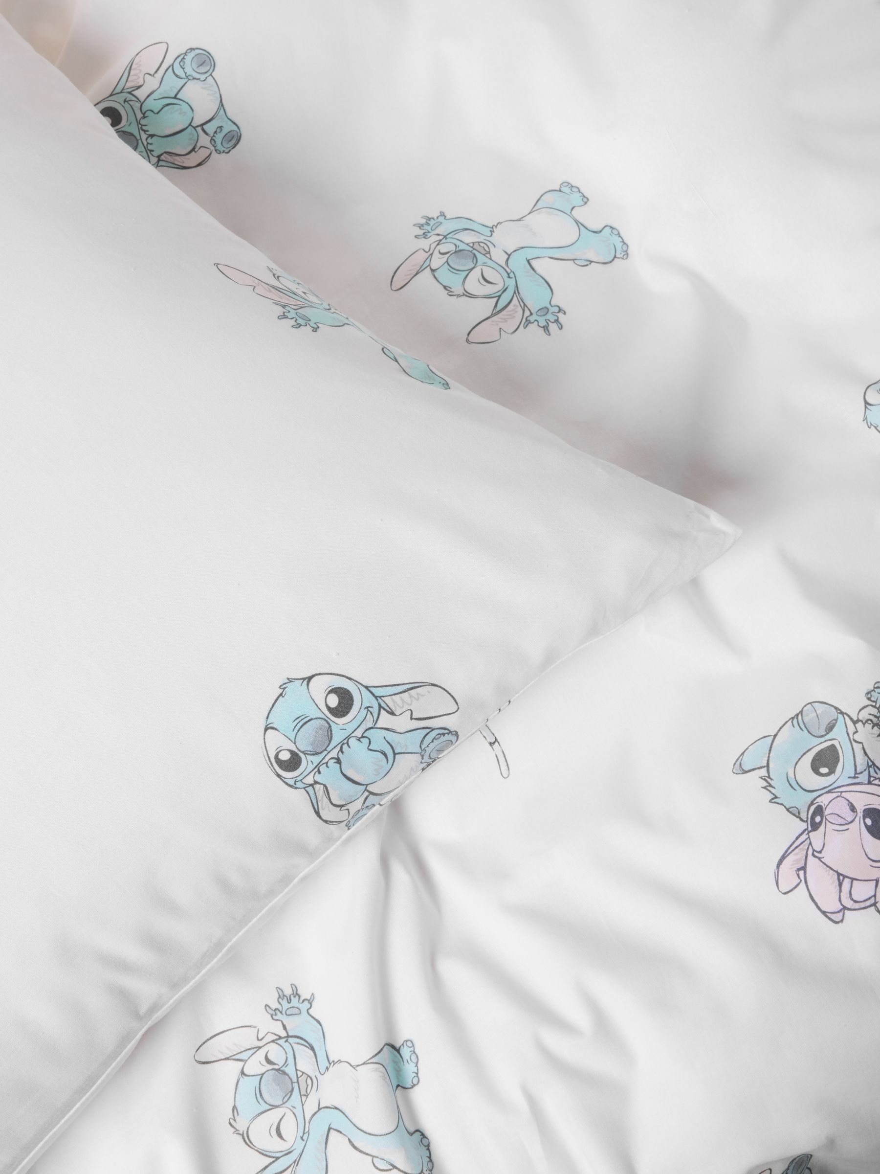 Disney Lilo en Stitch 100% katoenen dekbedovertrek en kussensloopset
