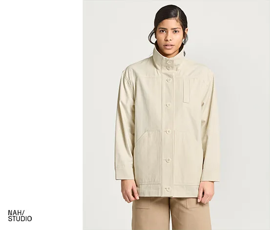 NAH/STUDIO Parka | ungefärbte Baumwolle