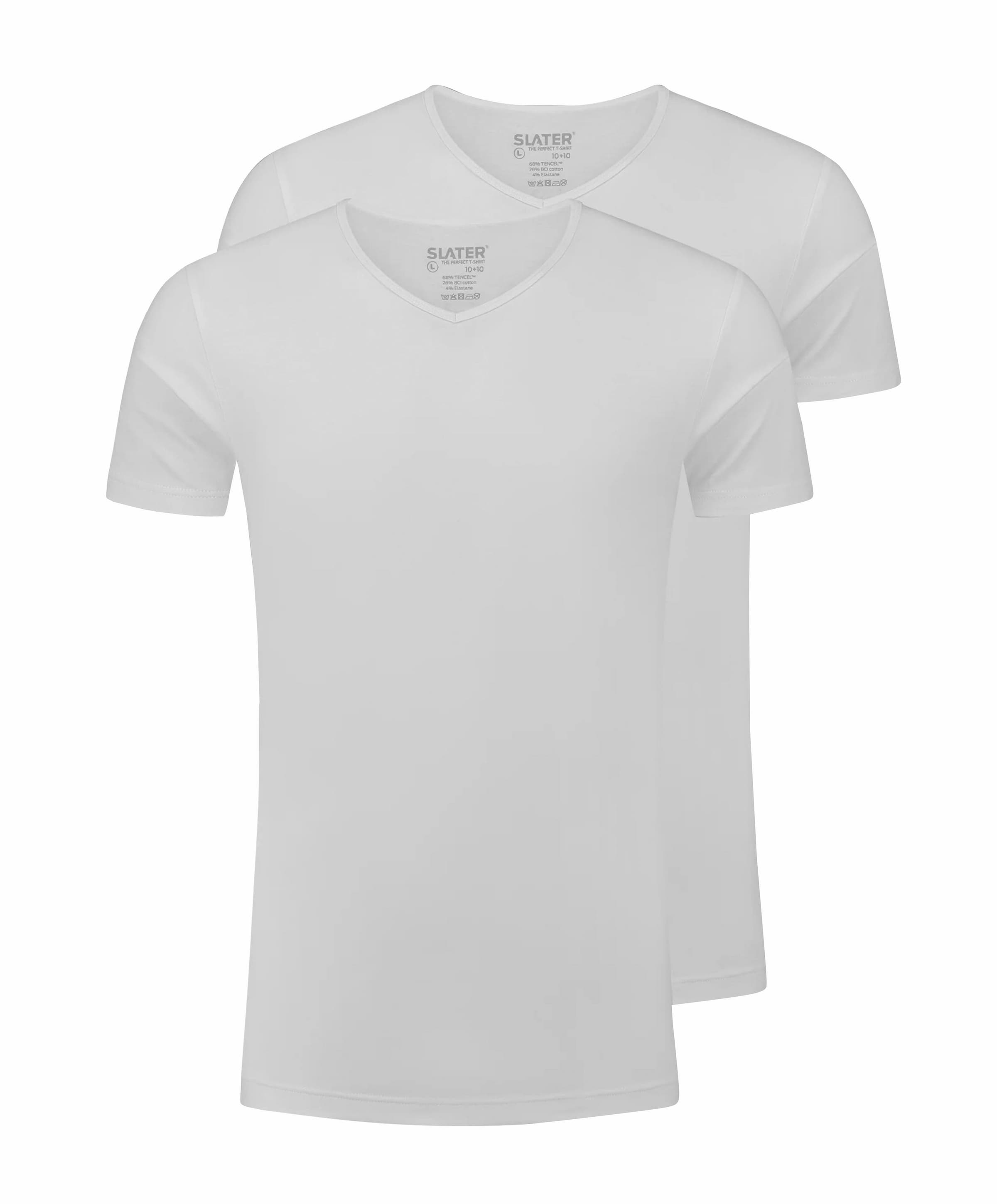 Slater Heren T-shirt wit
