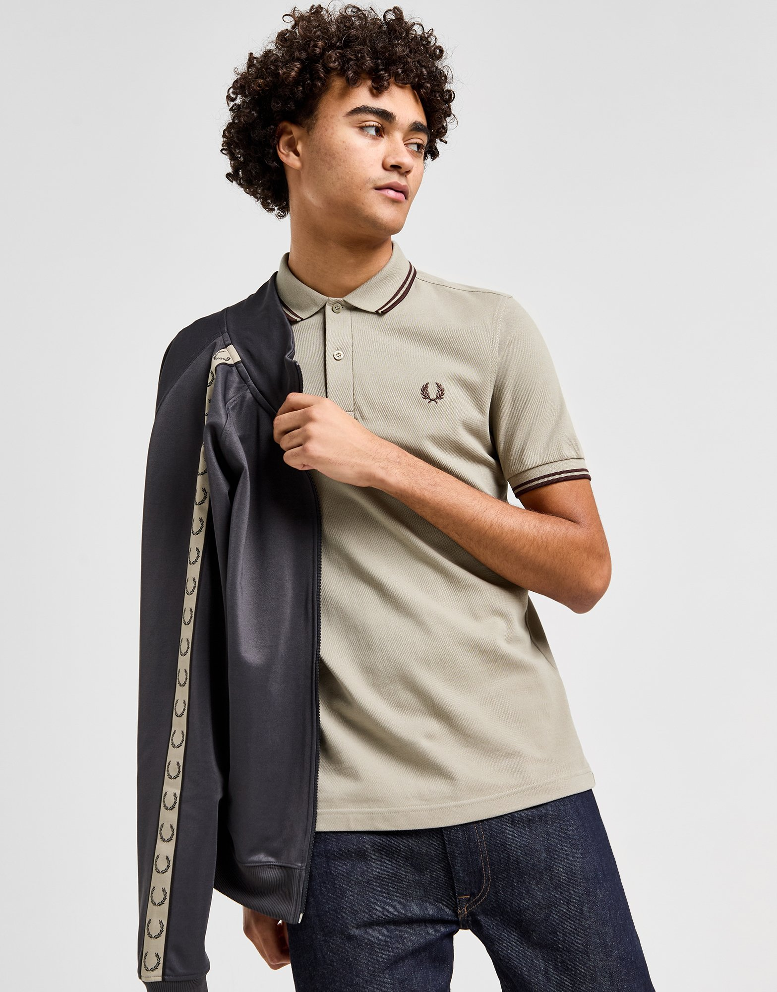 Fred Perry Polo Double Liseré Homme