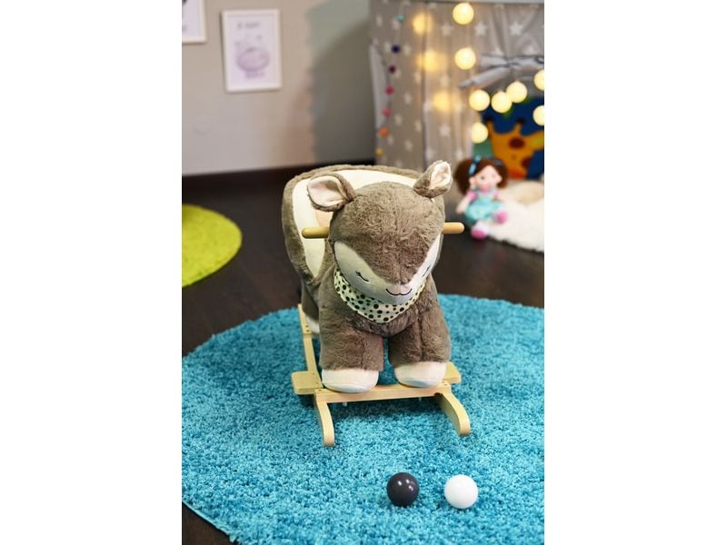 Knorrtoys Schaukeltier Reh Beige/Braun Robustes Schaukelspielzeug