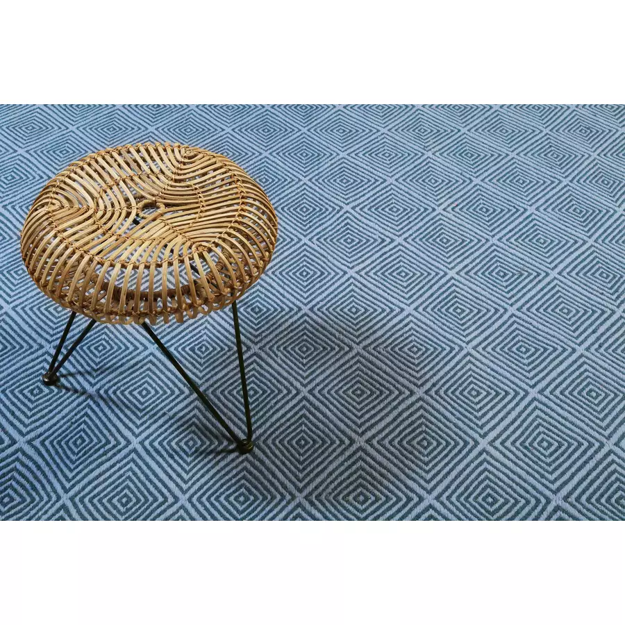 Esprit Handweb-Teppich Cairo blau