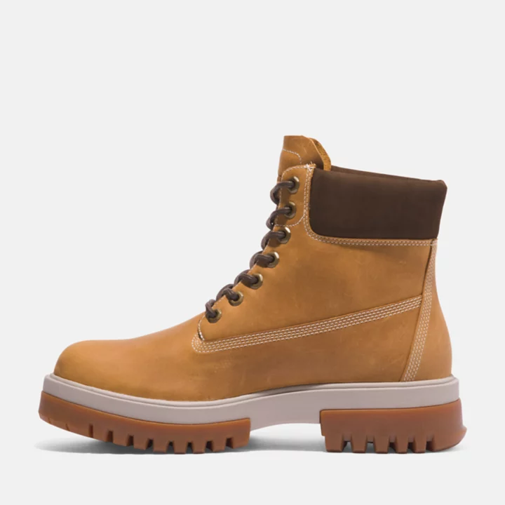 Bota Timberland Premium Impermeável Masculina na cor Amarela